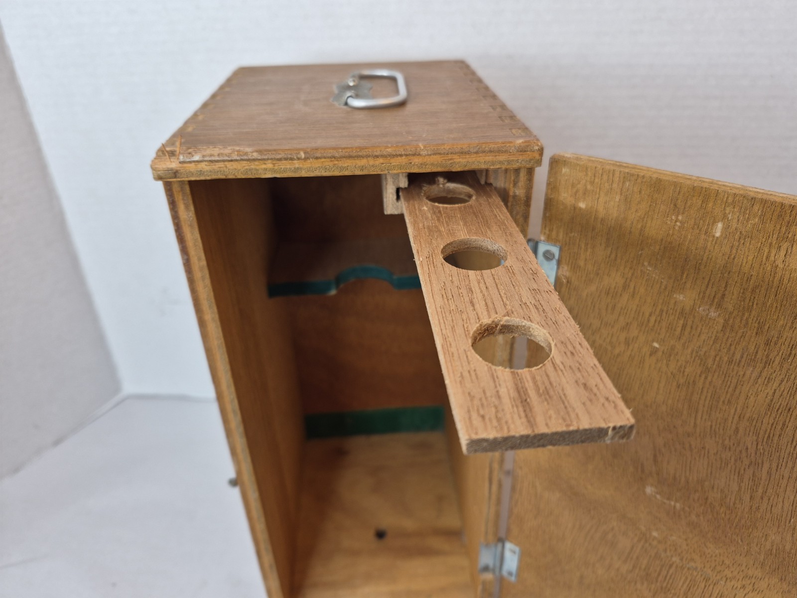Vintage Monolux 600x Microscope Replacement Wood Storage Case