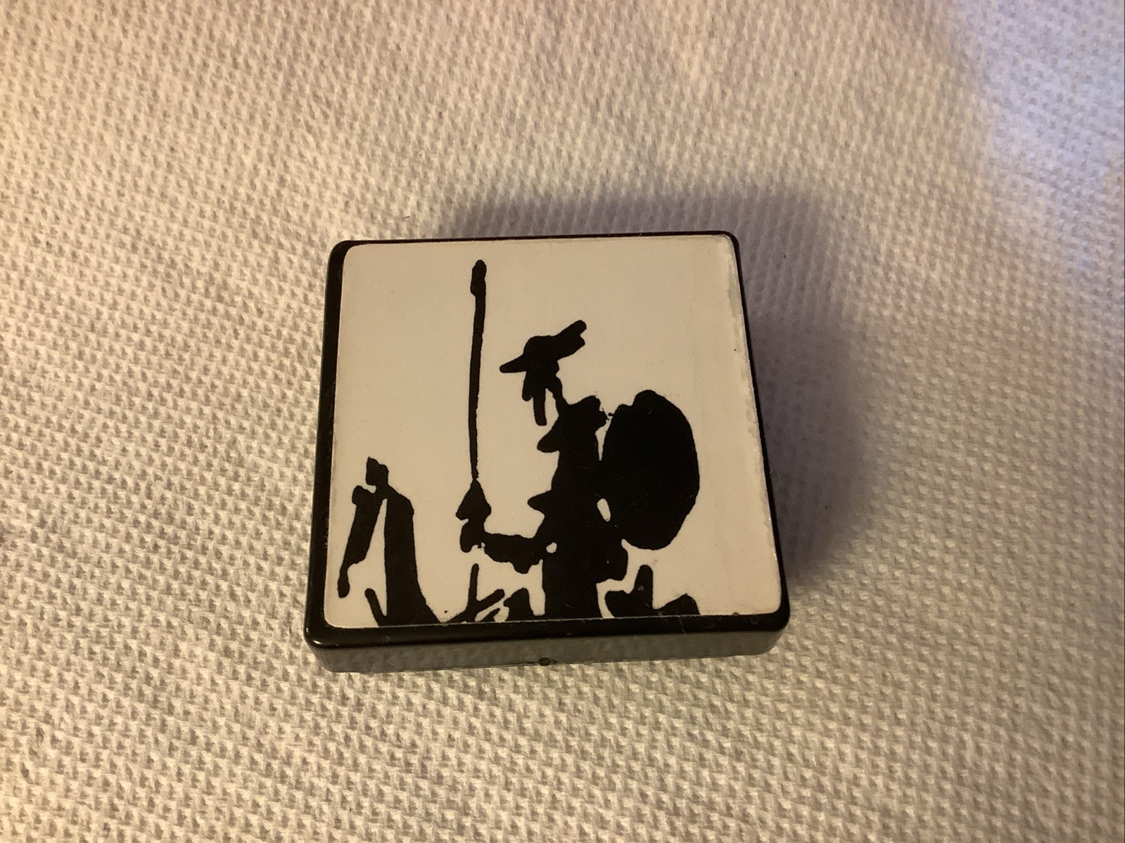 Don Quixote Trinket Box with contents