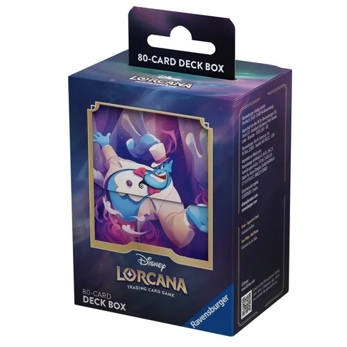 New Sealed Ravensburger Disney Lorcana Genie Deck Box