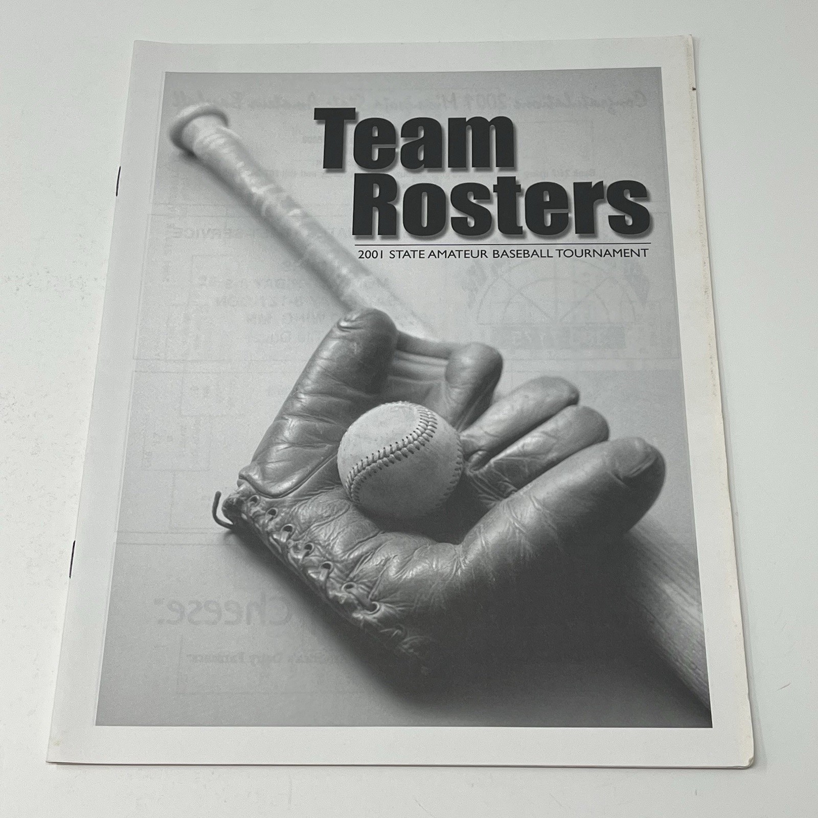 2001 Minnesota State Amateur Baseball Tournament Program Rosters