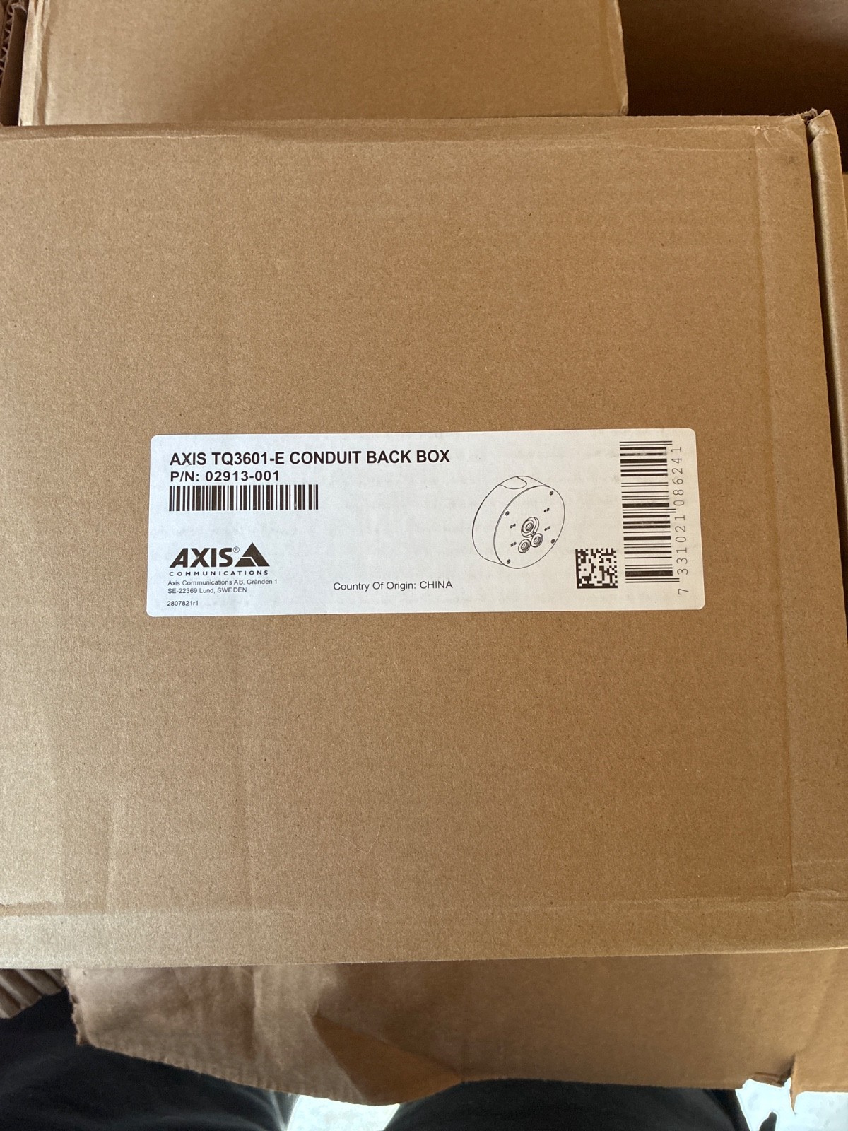 AXIS TQ3601-E Conduit Back Box 01818-001 New Sealed