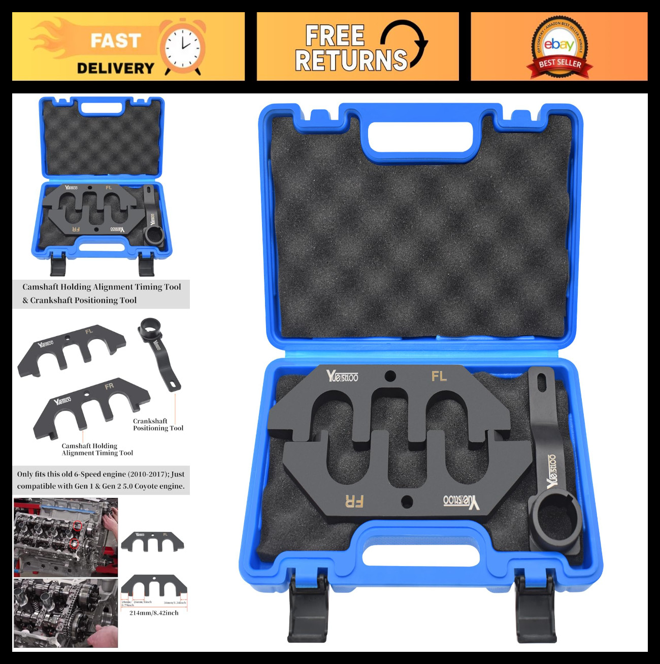 Camshaft Alignment Timing Tool Set for Ford F150 Mustang 5.0 Coyote V8