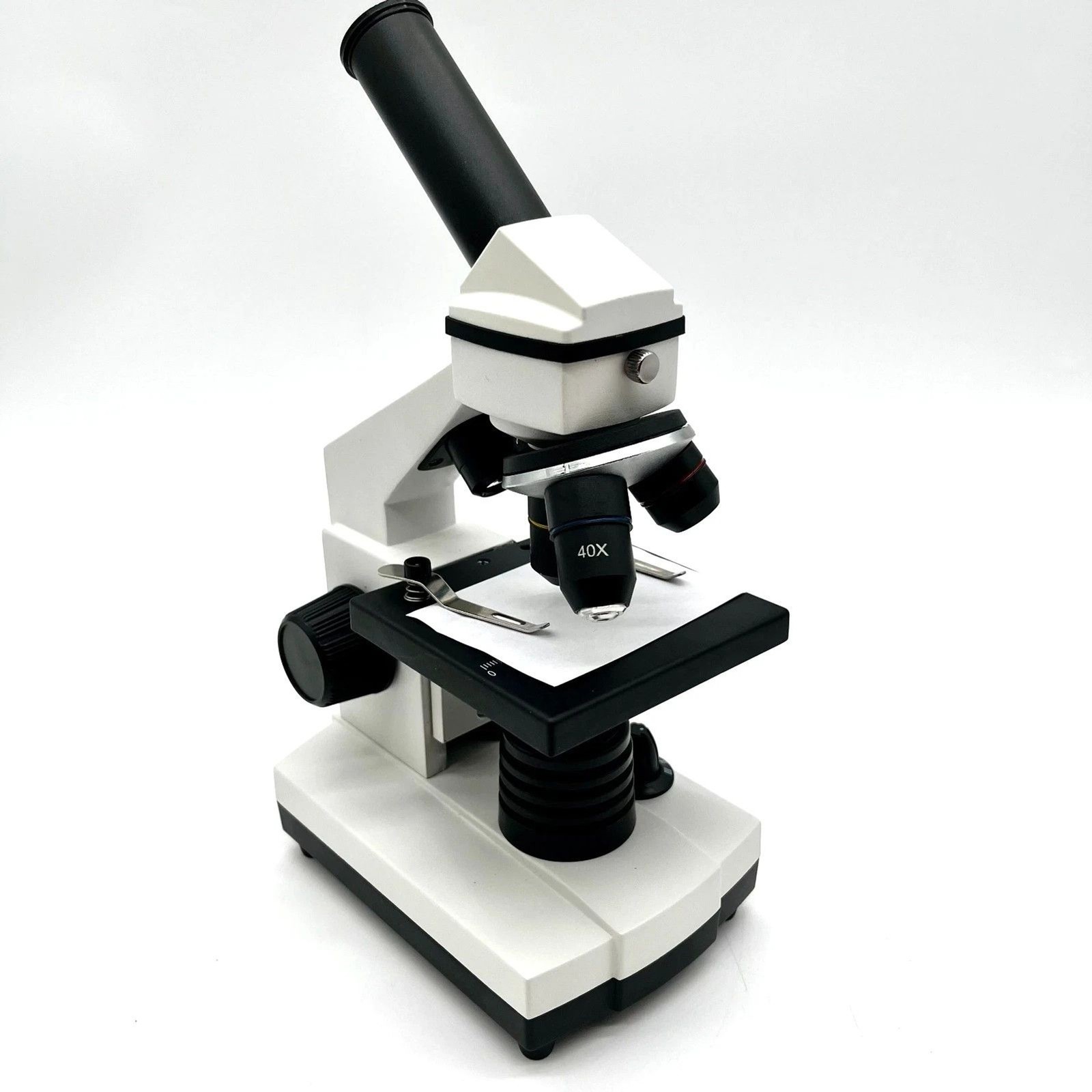 2000X Student Compound Microscope Dual LED Lab Biology Kit w/ Smartphone Adapter