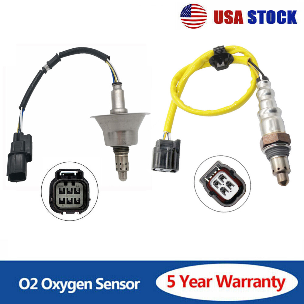 2PCS Oxygen O2 Sensor Upstream+Downstream For 2016-2021 Honda Civic 1.5L L4