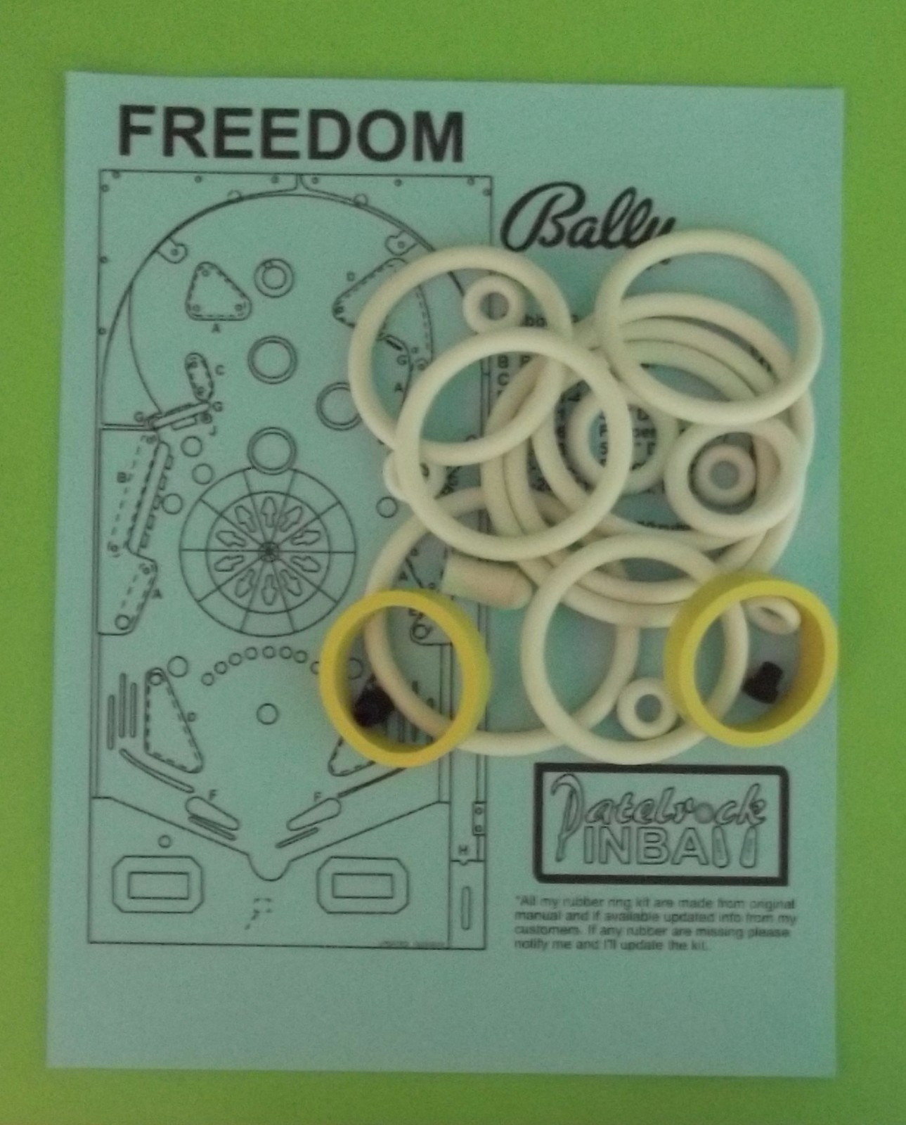 1976 Bally Freedom Pinball Machine Maintenance Tune Up Super Kit