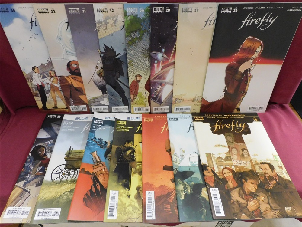 FIREFLY 16 17 18 22 23 24 25 26 27 28 29 30 31 32 35 A BOOM COMIC LOT 2020 NM
