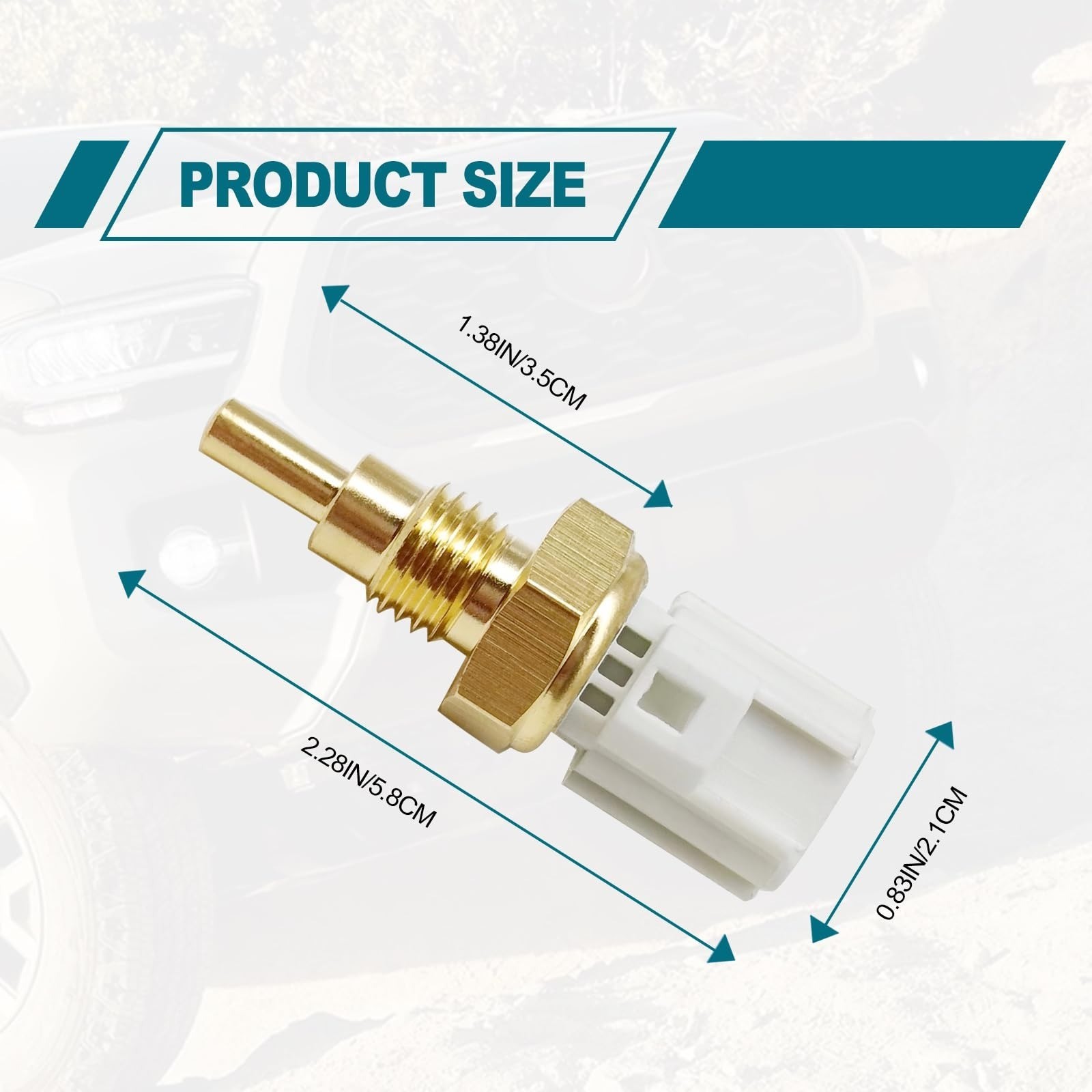 RBOKO Engine Coolant Temperature Sensor for Lexus Toyota Pontiac