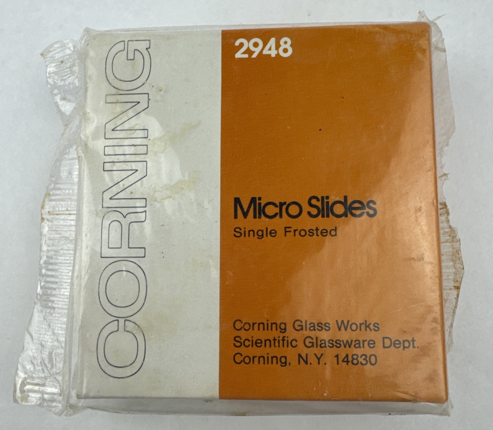 Corning 2948 Micro Slides Single Frosted 75 X 25 mm New Factory Sealed