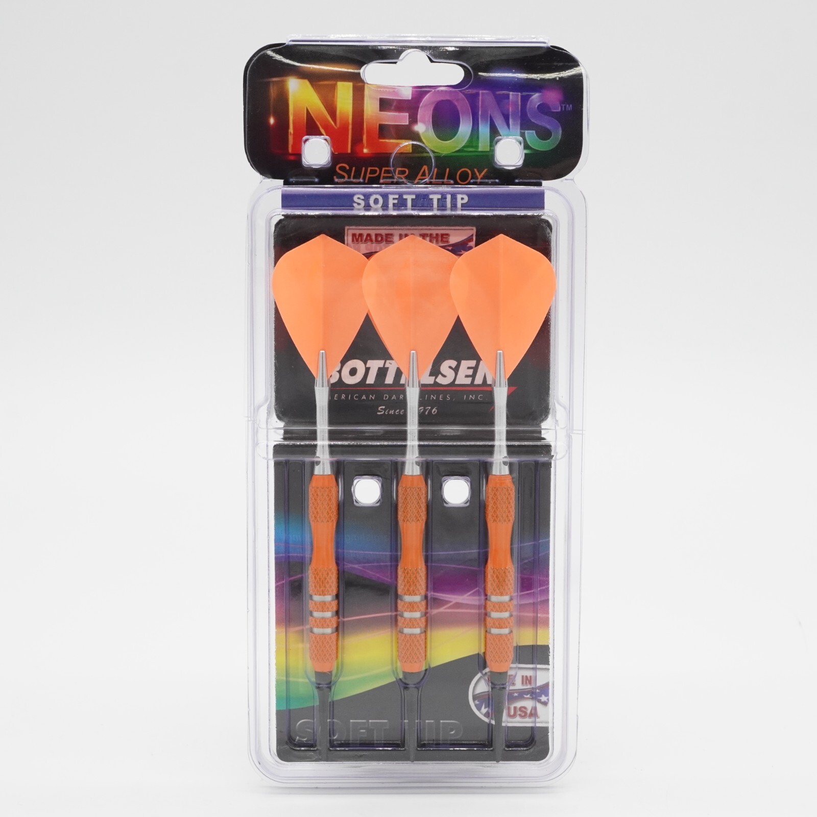 Bottelsen NEONS Soft Tip Darts Orange 18-NO3 NEW!!