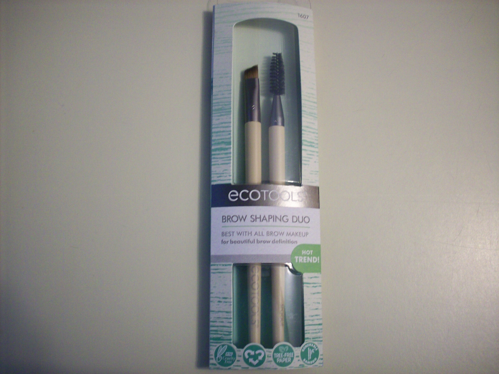 EcoTools Brow Shaping Duo #1607  2 pc. Set / Sealed Pkg.  NEW! FREE SHIPPING!!