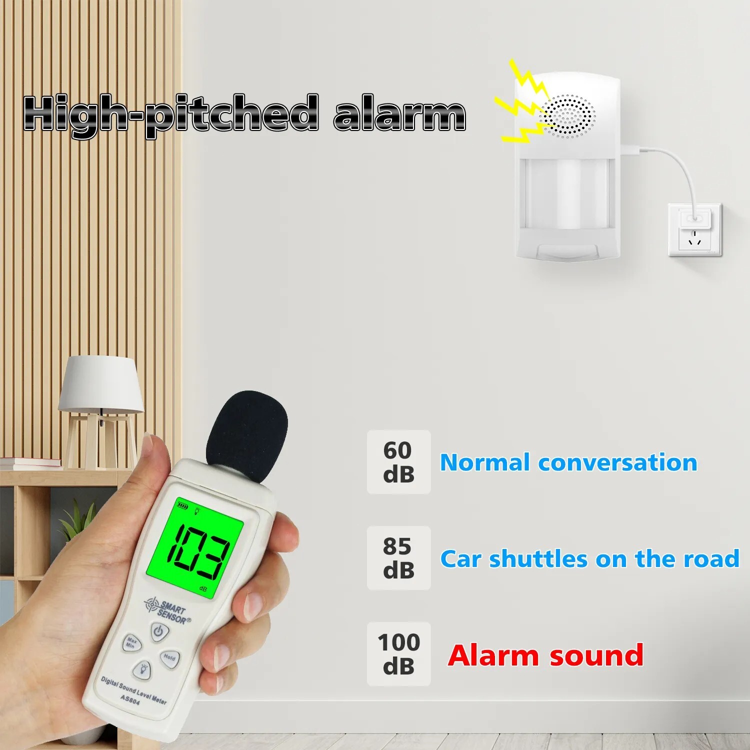 Infrared Alarm Security Home Motion Sensor Anti Theft Detector Wireless LED APP