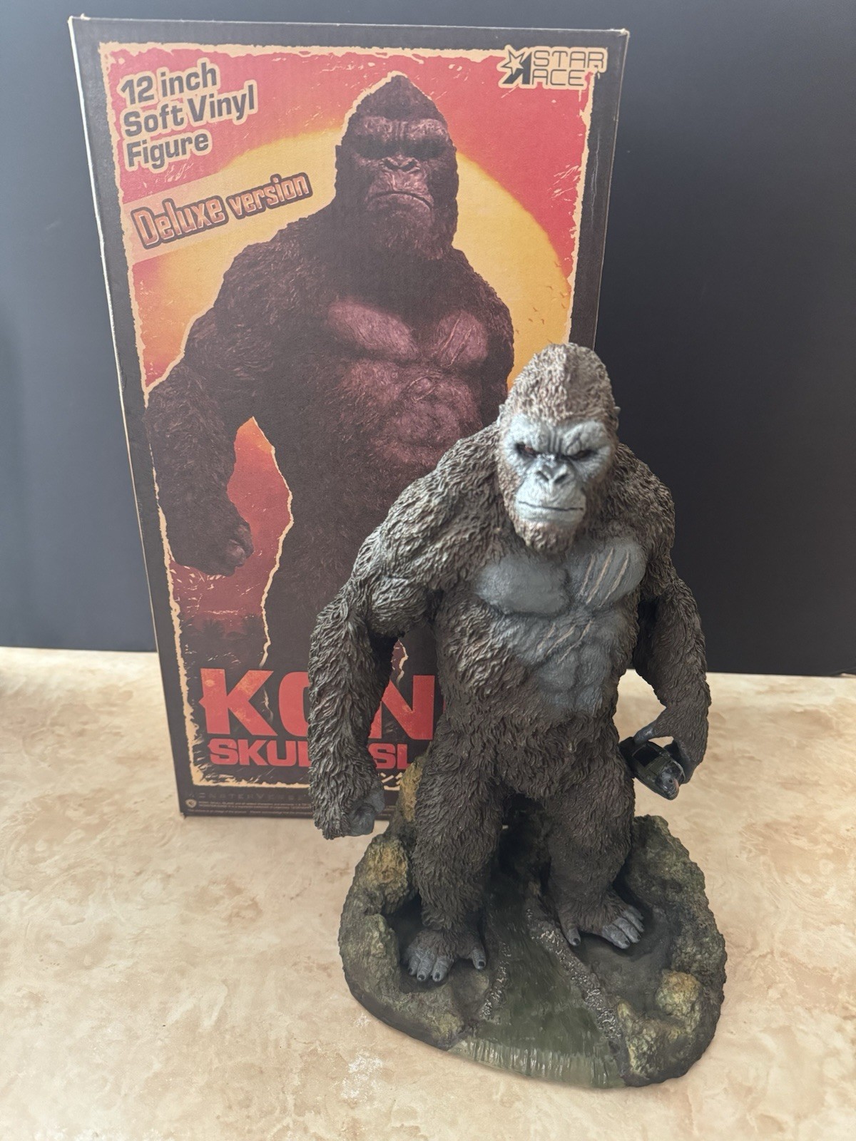Star Ace Kong Skull Island Deluxe Version Vinyl Movie Series X-Plus 12” LIKE NEW