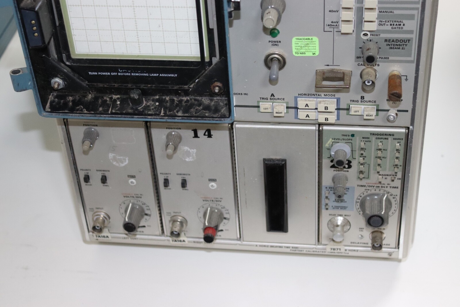 Tektronix 7844 Dual-Beam Oscilloscope Scope LOADED