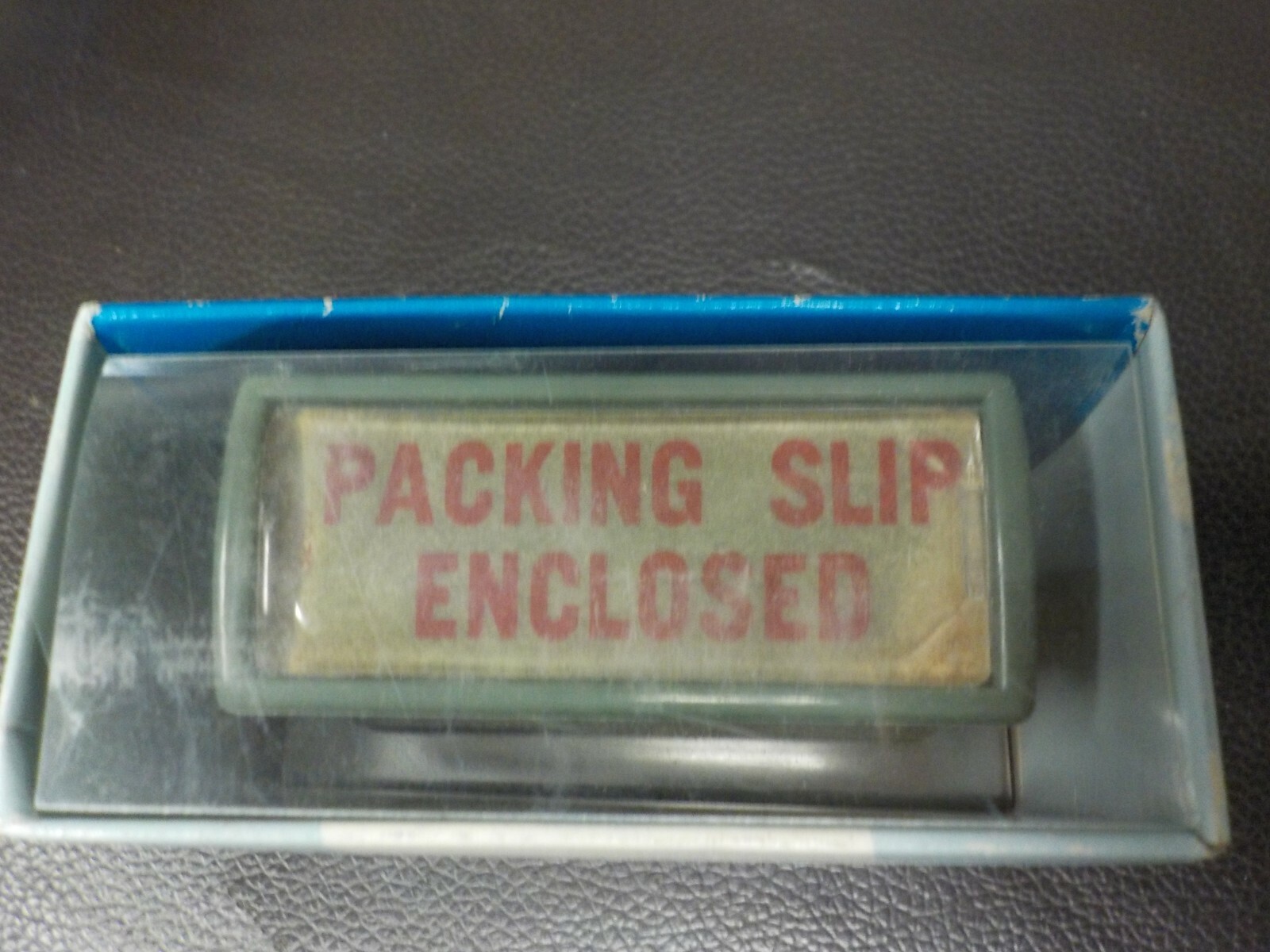 Vintage Shachihata pre-inked re-inkable JUMBO Stamp Japan 3" Stamping Surface