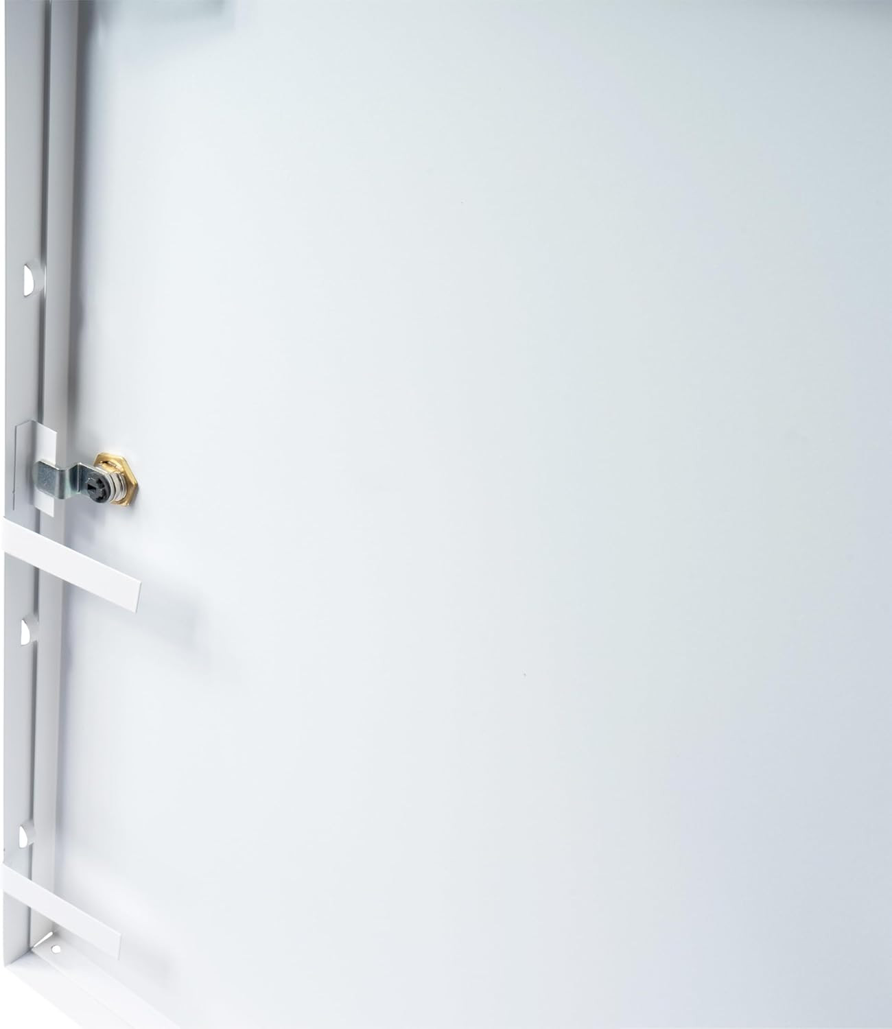 Lockable 16" x 20" White Metal Access Panel for Plumbing & Electrical Services