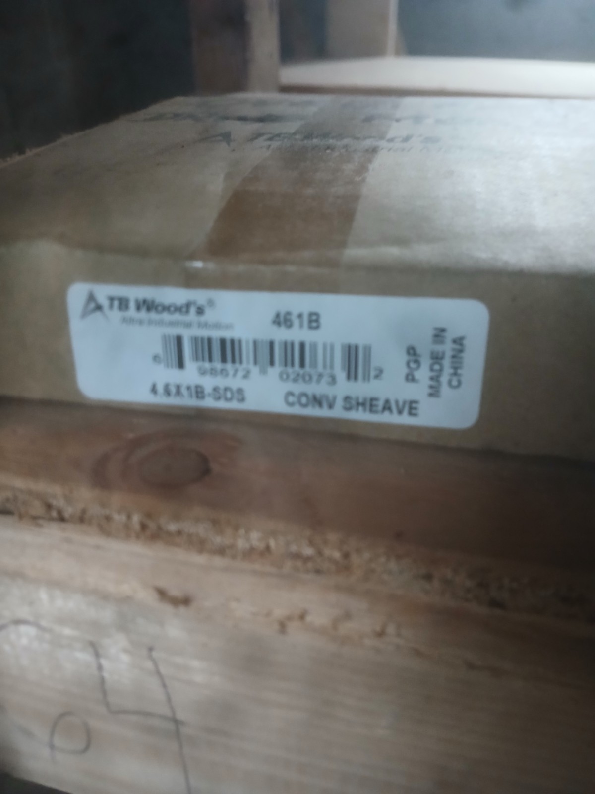 New TB WOODS 461B  1 Groove Sheave 4.6x1B-SDS