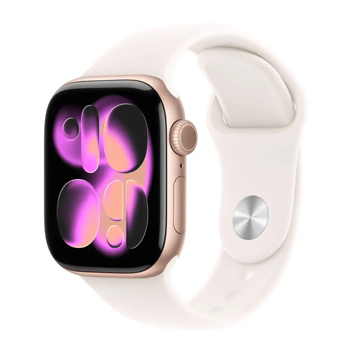 Apple Watch Series 11 42mm GPS Rose Gold Light Blush Sport S/M MEU04LW/A 2025