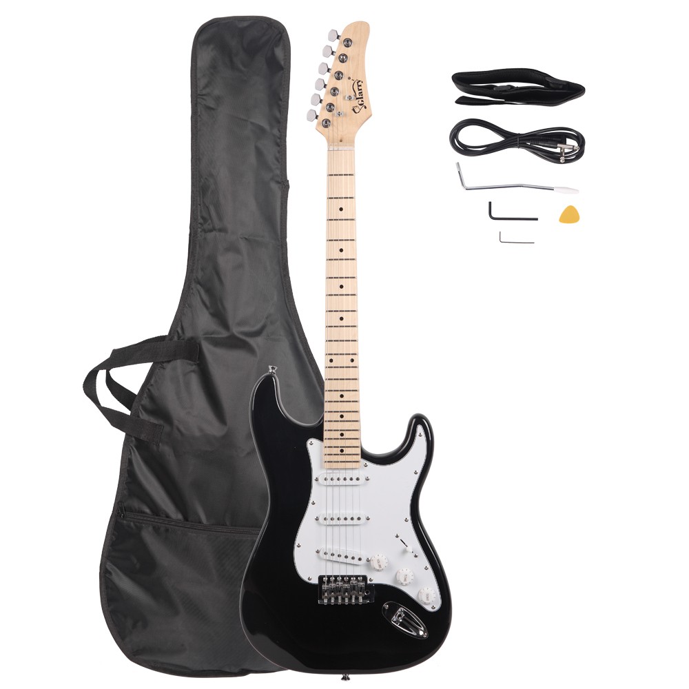 Glarry 39" GST Electric Guitar 6 Sting School Band with Bag