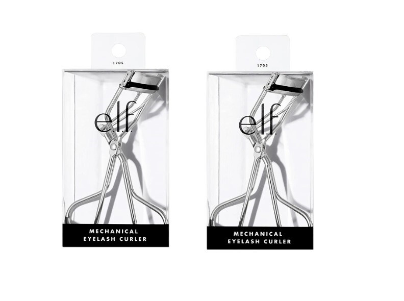 2 PACK E.L.F. Mechanical Eyelash Curler with Rubber Pad #1705