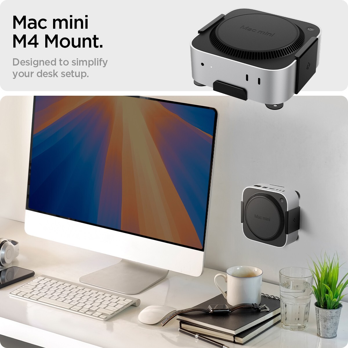 For Mac Mini M4 | Spigen Mac Mini Mount | LD205