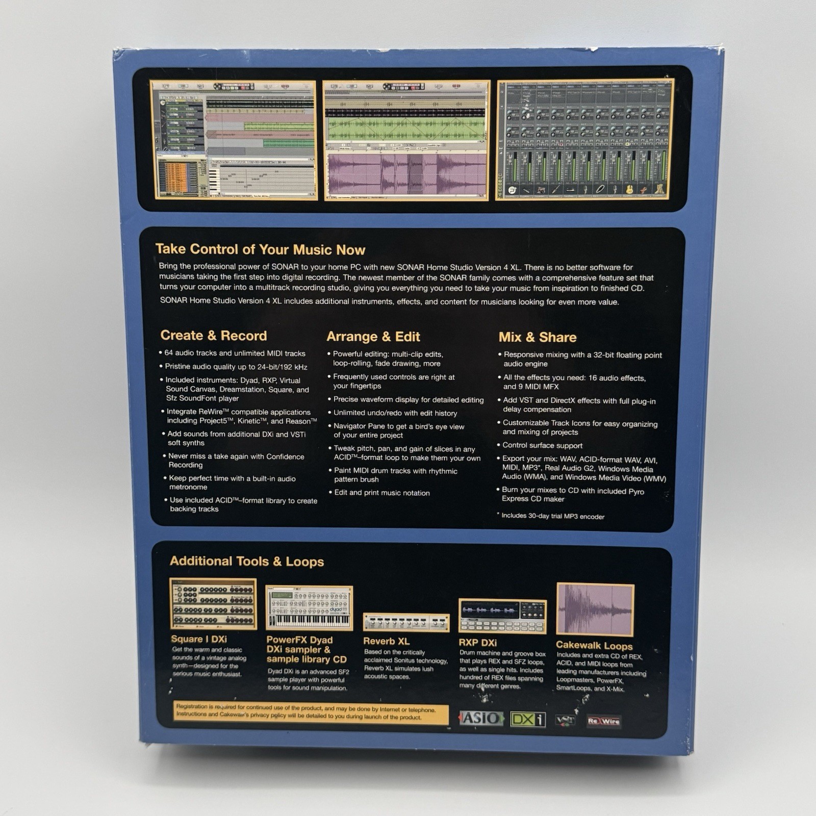 Cakewalk Sonar Home Studio Version 4 XL Brand New Sealed Box