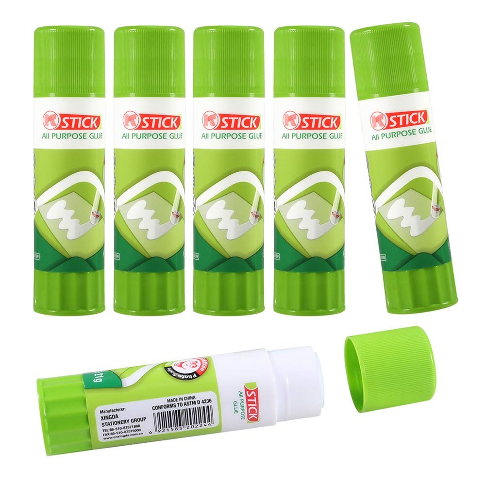 ACEIRMC 3D Printer Glue Stick for Hot Bed Print Filament PLA ABS PET 6pcs