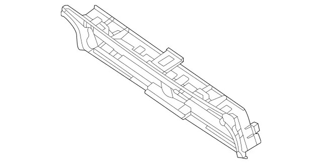 Genuine Mercedes-Benz Radiator Support Air Duct 167-505-06-00