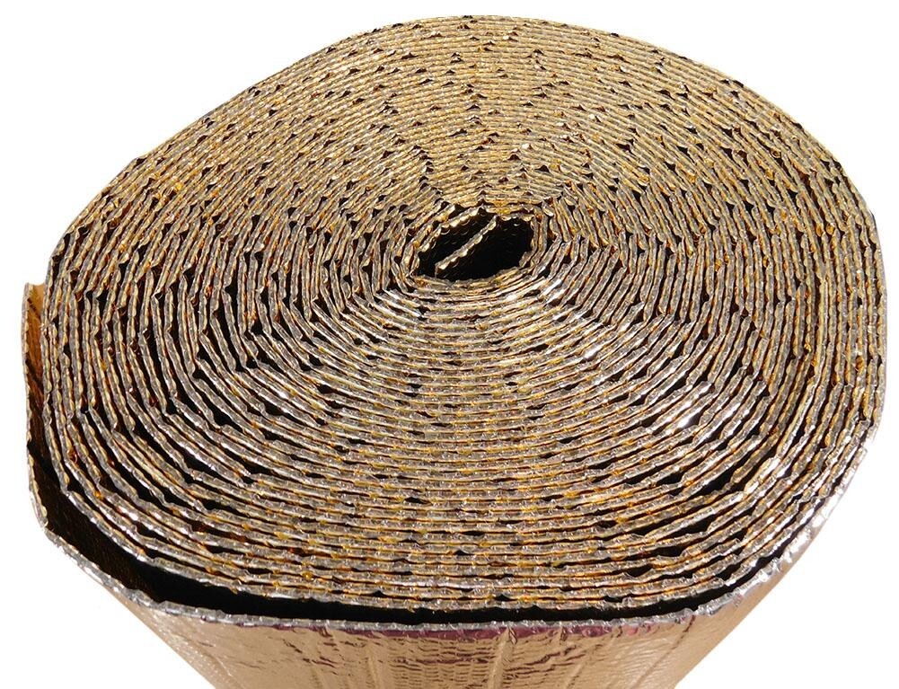 REFLECTIVE GOLD SILVER FOIL Double BUBBLE ROLL Insulation 2x10 HEAT RESISTANT