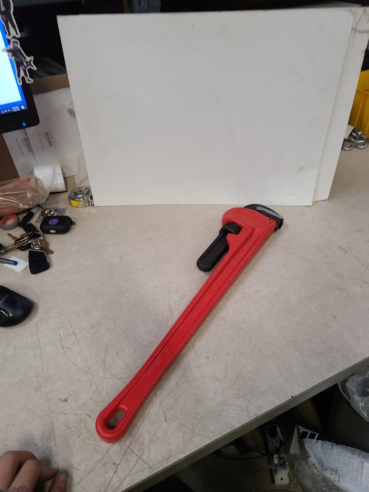 Rothenberger  One-handed Pipe Pliers HEAVY DUTY, 24" 600mm Wrench