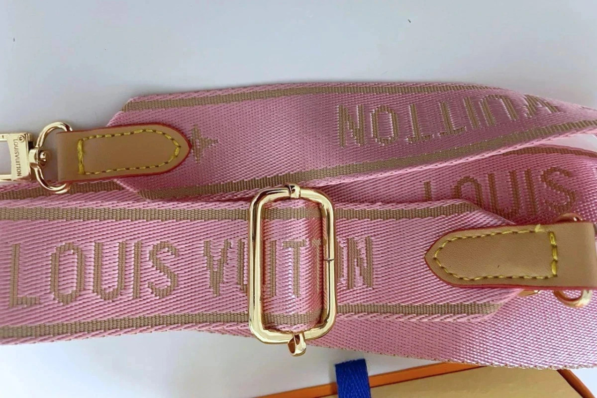 Louis Vuitton Shoulder Strap Adjustable Crossbody Shoulder Replacement Pink