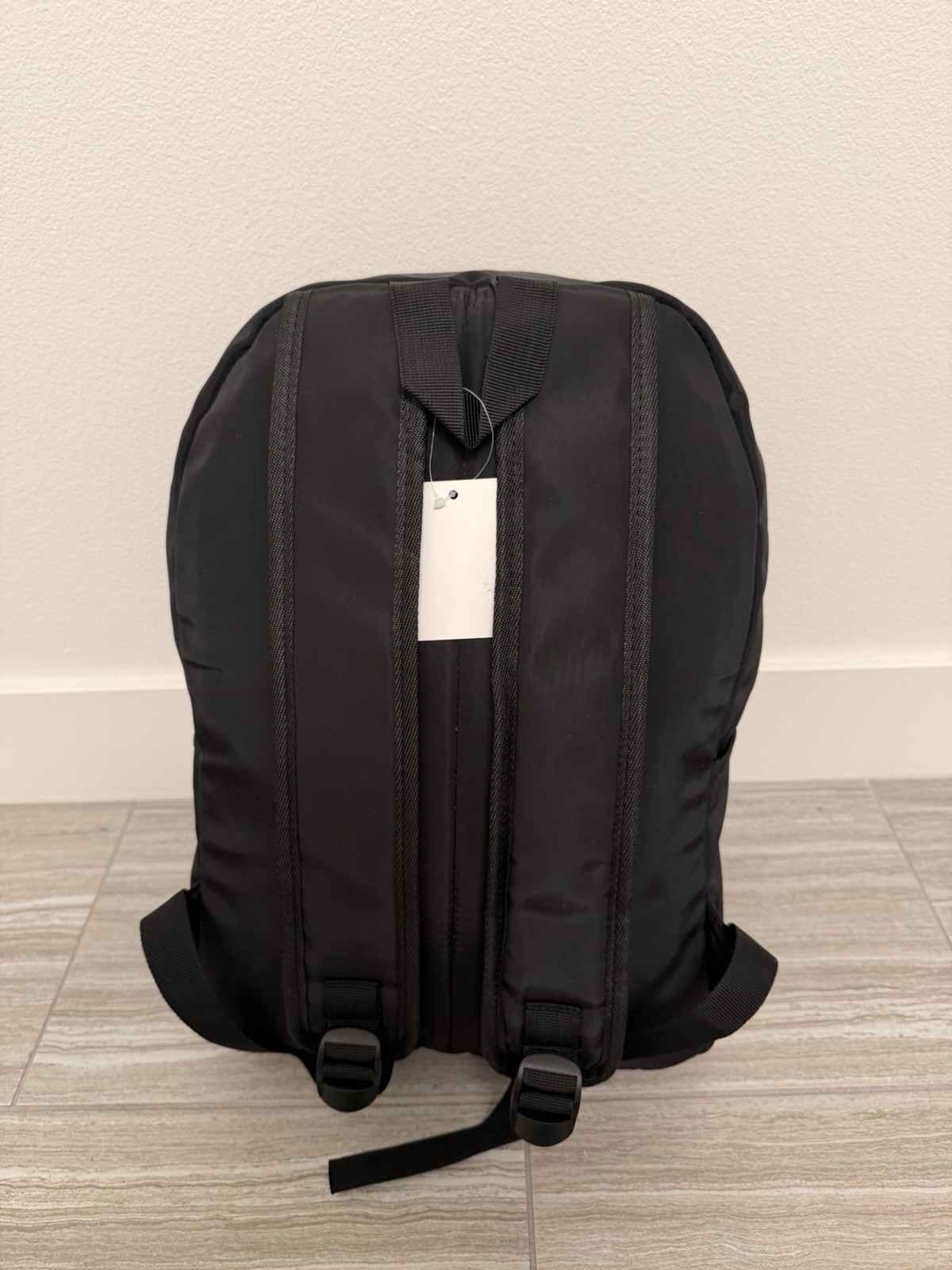 School Backpack Stussy Logo Print Large Capacity