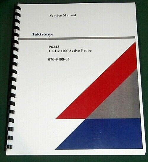 Tektronix P6243 Service Manual: Comb Bound & Protective Covers