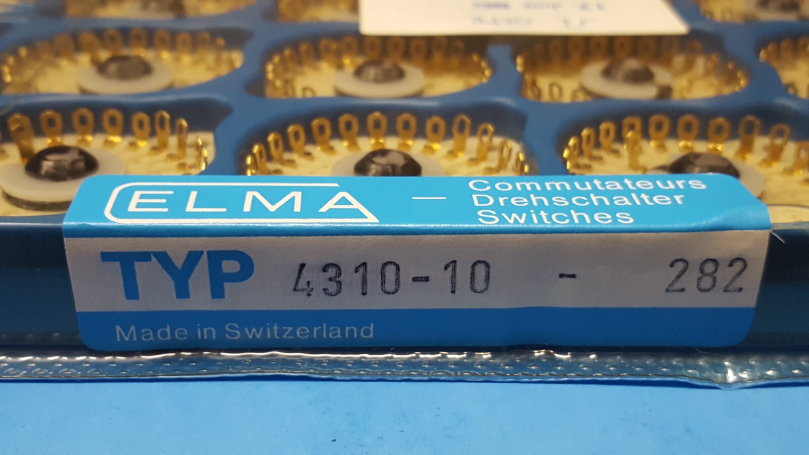 ELMA ROTARY SWITCH ACCESSORIES, 4310-10, ( OTHER MODELS ARE AVAILABLE )