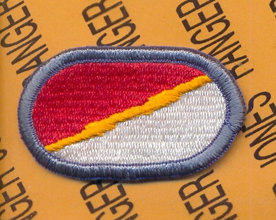 US Army 1st Sq 61st Cavalry Regt. Airborne variant para oval patch m/e
