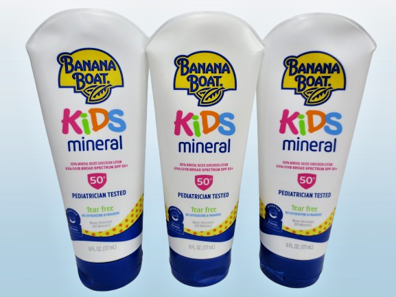 BANANA BOAT KIDS MINERAL SUNSCREEN LOTION SPF 50+ 6 OZ NWOB LOT OF 3