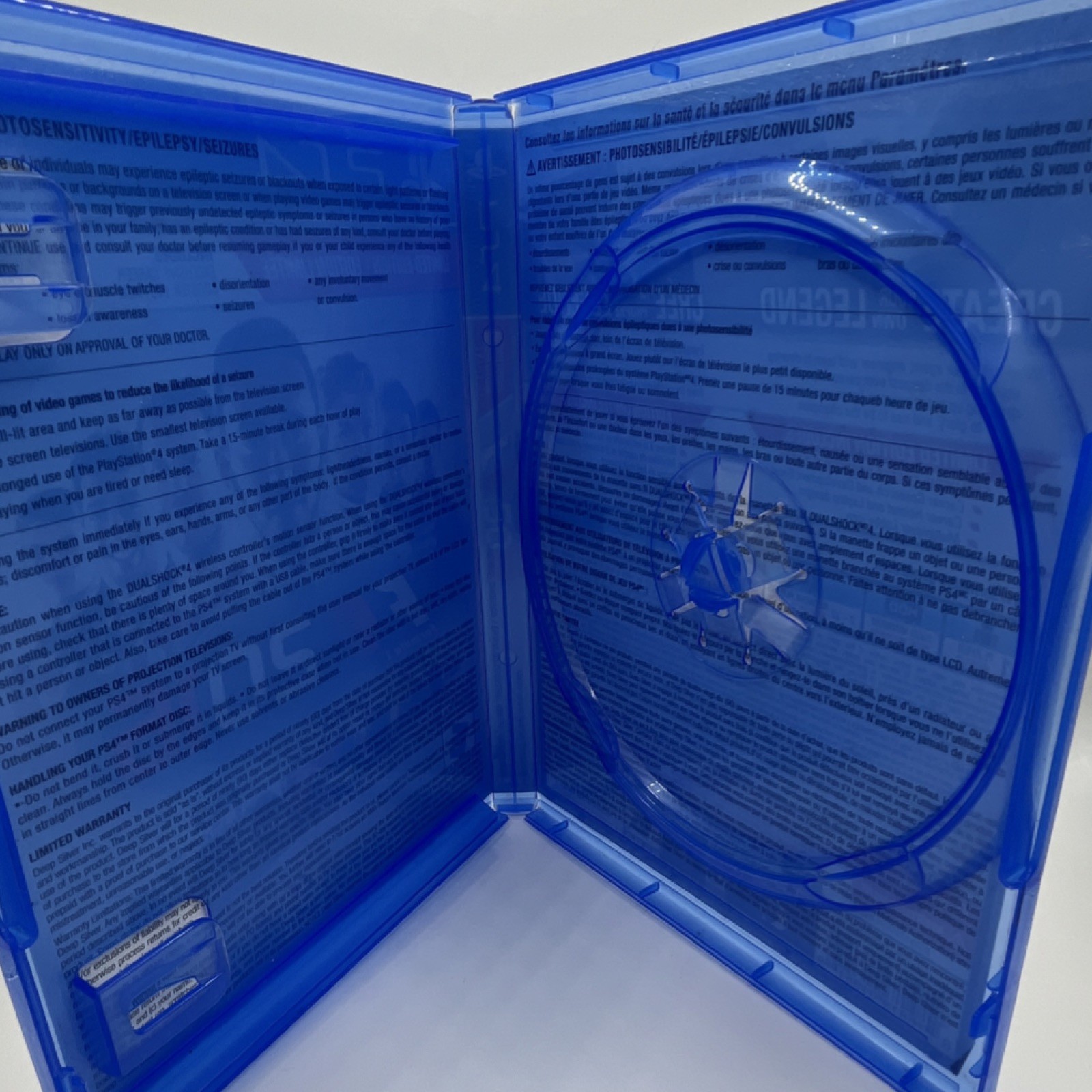 Sony F1 2016 Limited Edition PS4 DVD Keep Case - Original Replacement CASE ONLY