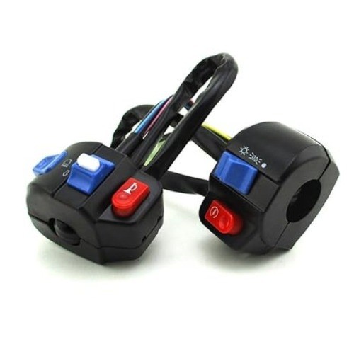 Aluminum 7/8'' 22mm Left Right Handle Switch Control Assembly Set for 50cc 125cc