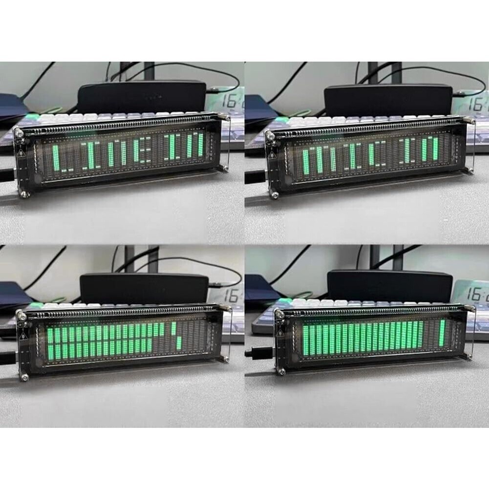 AK2515 Professional VFD Display Music Visualizer with Microphone Input
