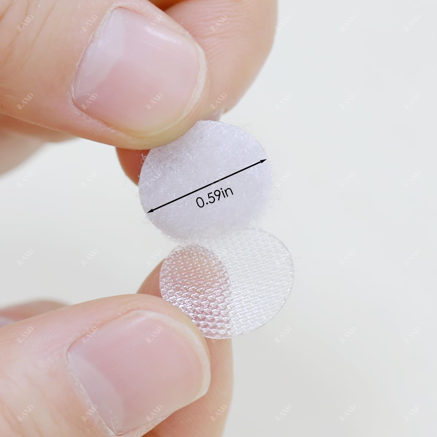 Hook and Loop Dots with Adhesive 432 Pcs 0.59Inch Diameter Sticky Circle Dots fo