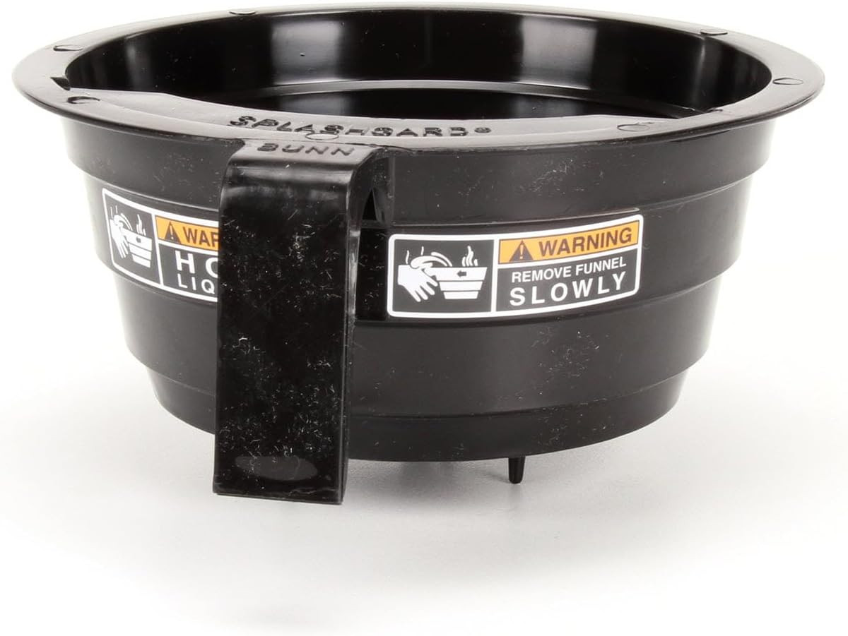 Bunn 20583.0003 Black Plastic Funnel with Decals
