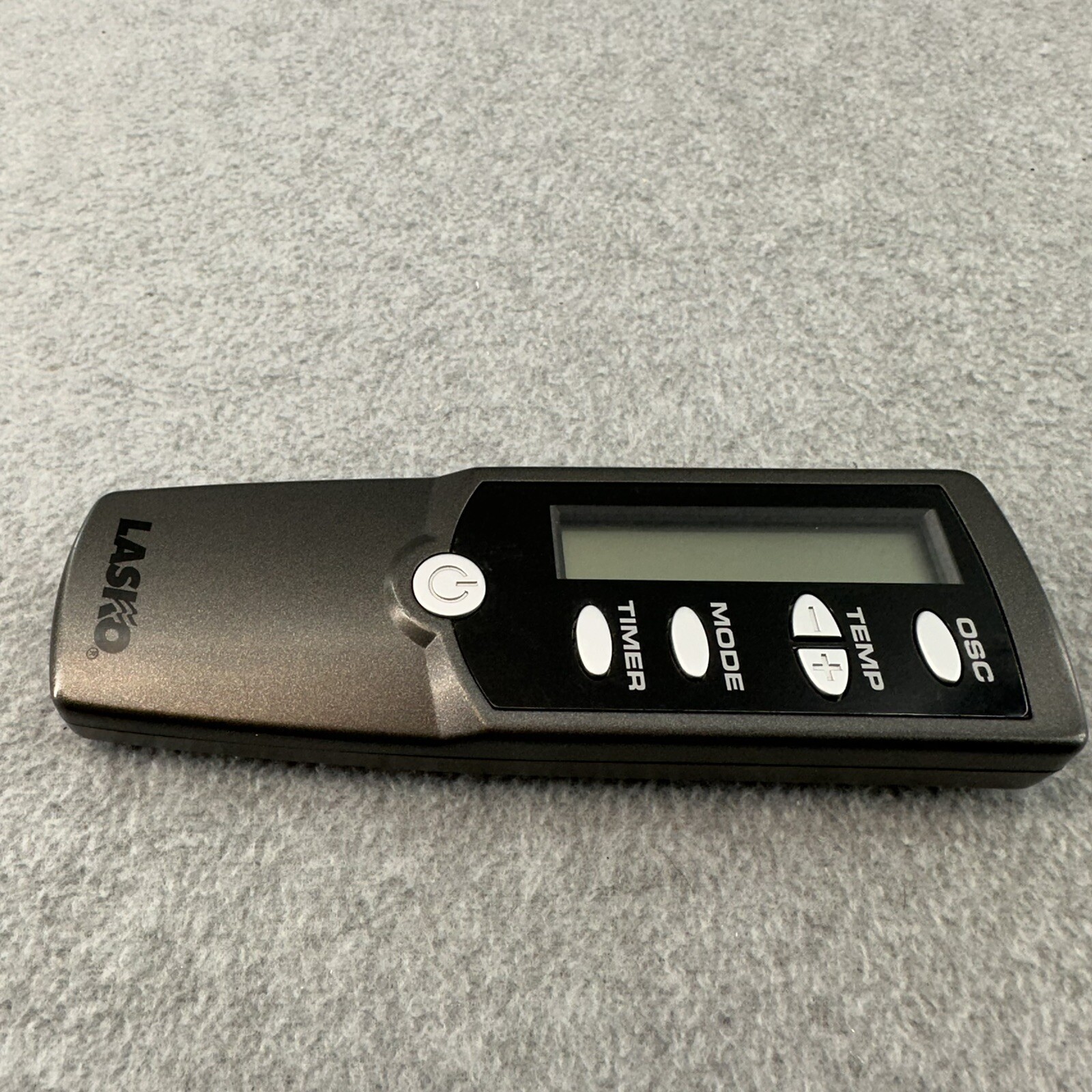 LASKO Fan Remote Control 6 Button Digital LCD Screen Timer Temp Oscillating Mode