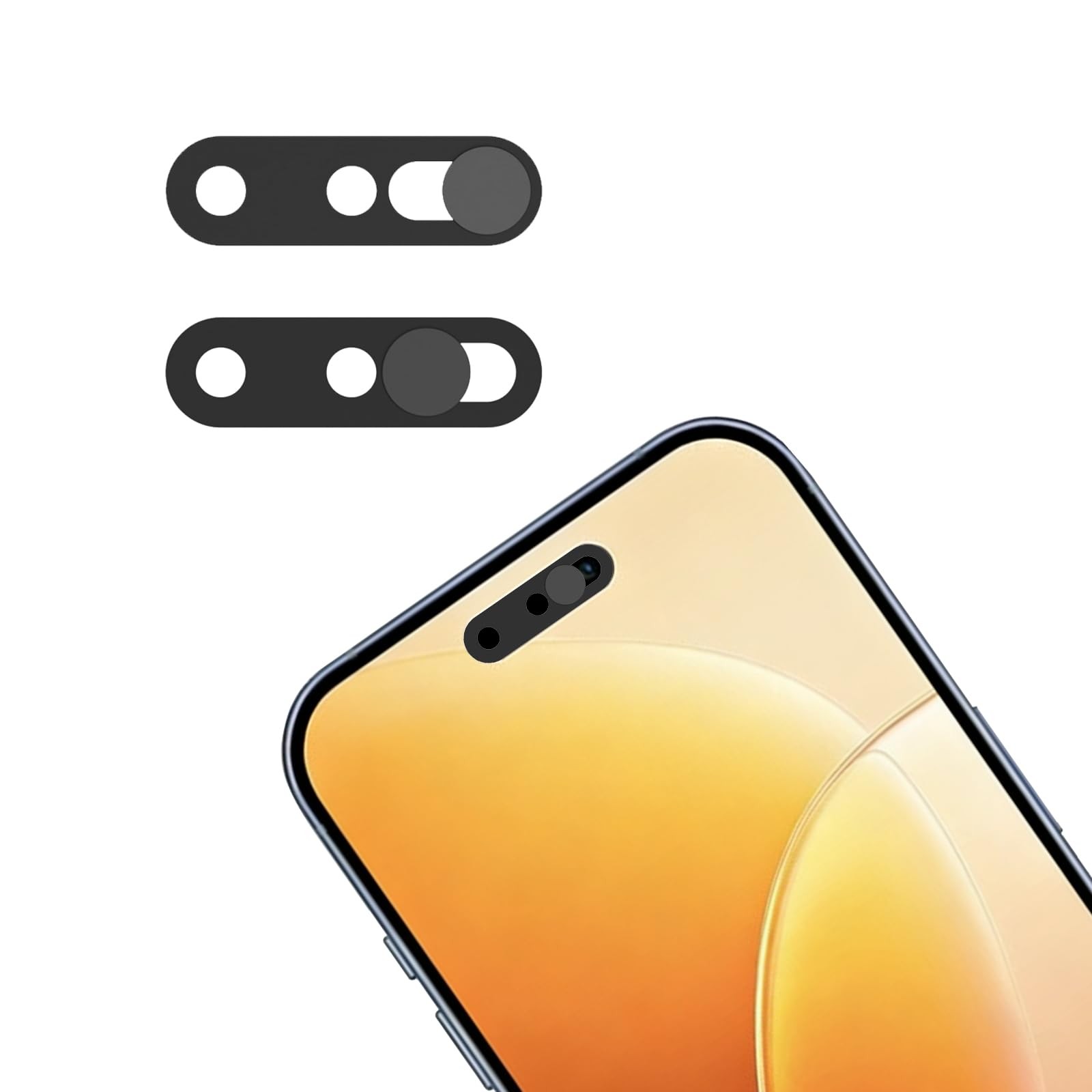 Front Privacy Cover for iPhone 17/17Air/17 /17 Max, [2 Pack] Anti-Spy Lens Pr...