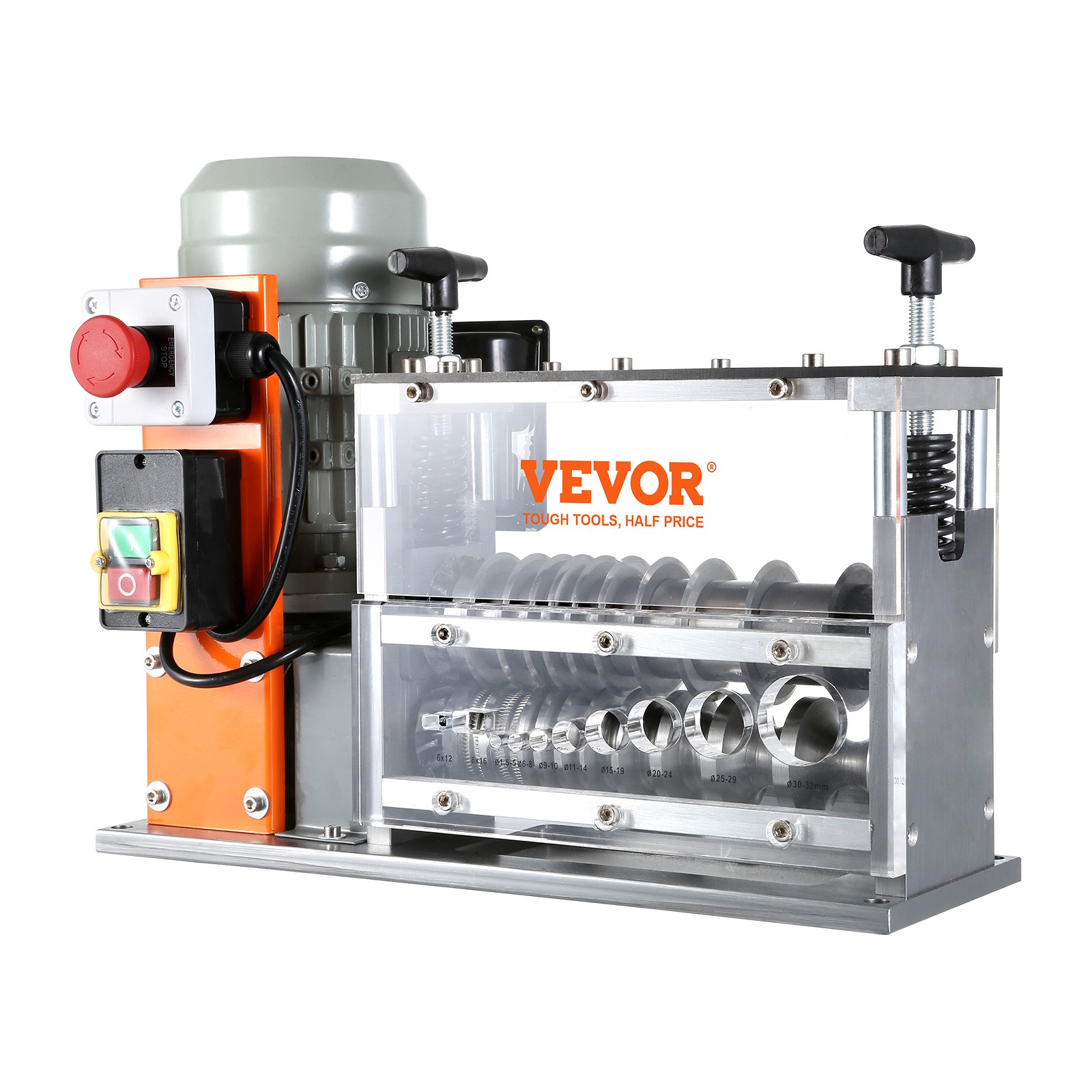 VEVOR Electric Wire Stripping Machine Copper Cable Stripper 0.06''-1.57'' Visual