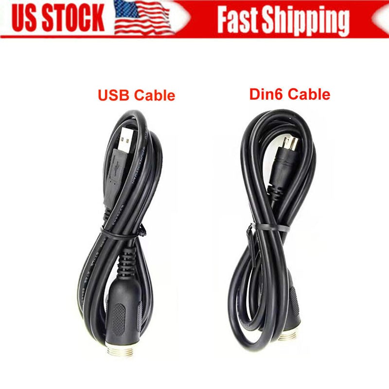 Adapter For Thrustmaster TH8A TSSH TSSH+ Connection Din6-USB Cable Adaptation US