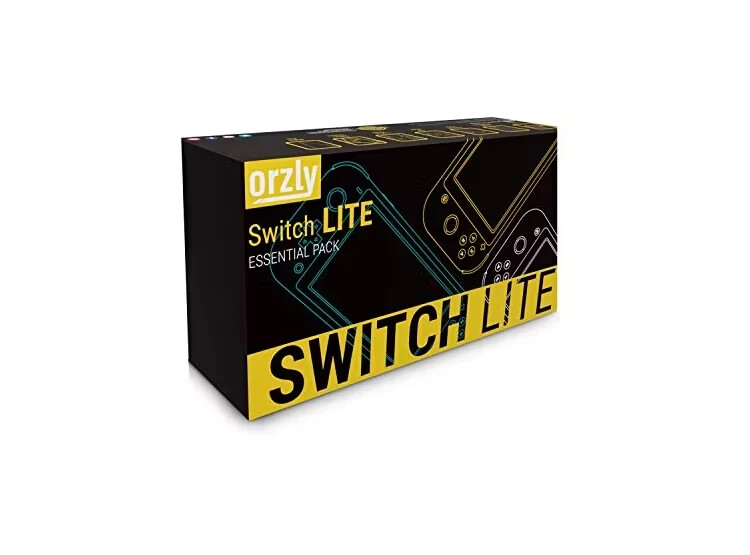 Orzly Switch Accessories Ultimate Pack for Nintendo Switch - Black (read)