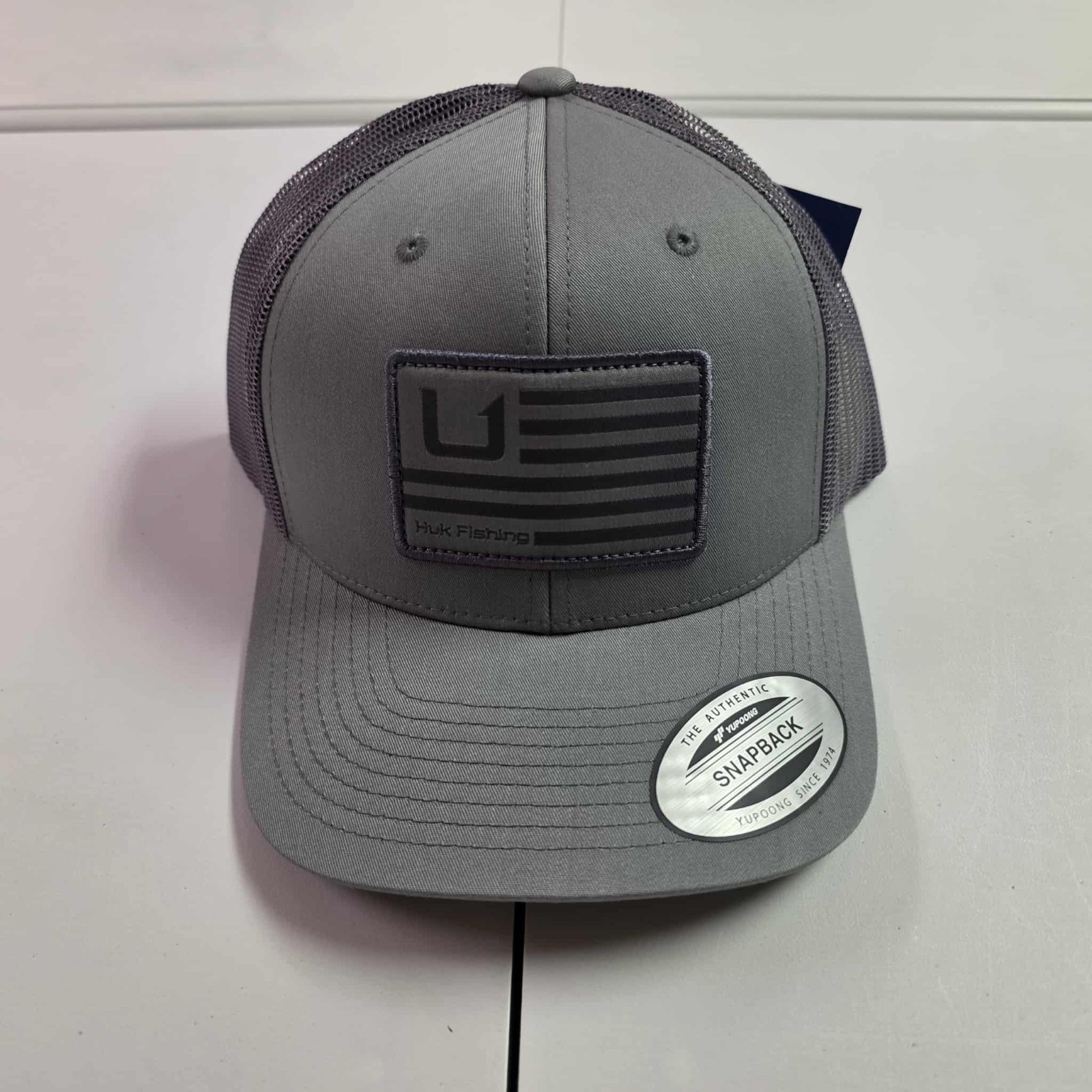 Huk Huk and Bars Trucker Hat Cap Adjustable NWT!!