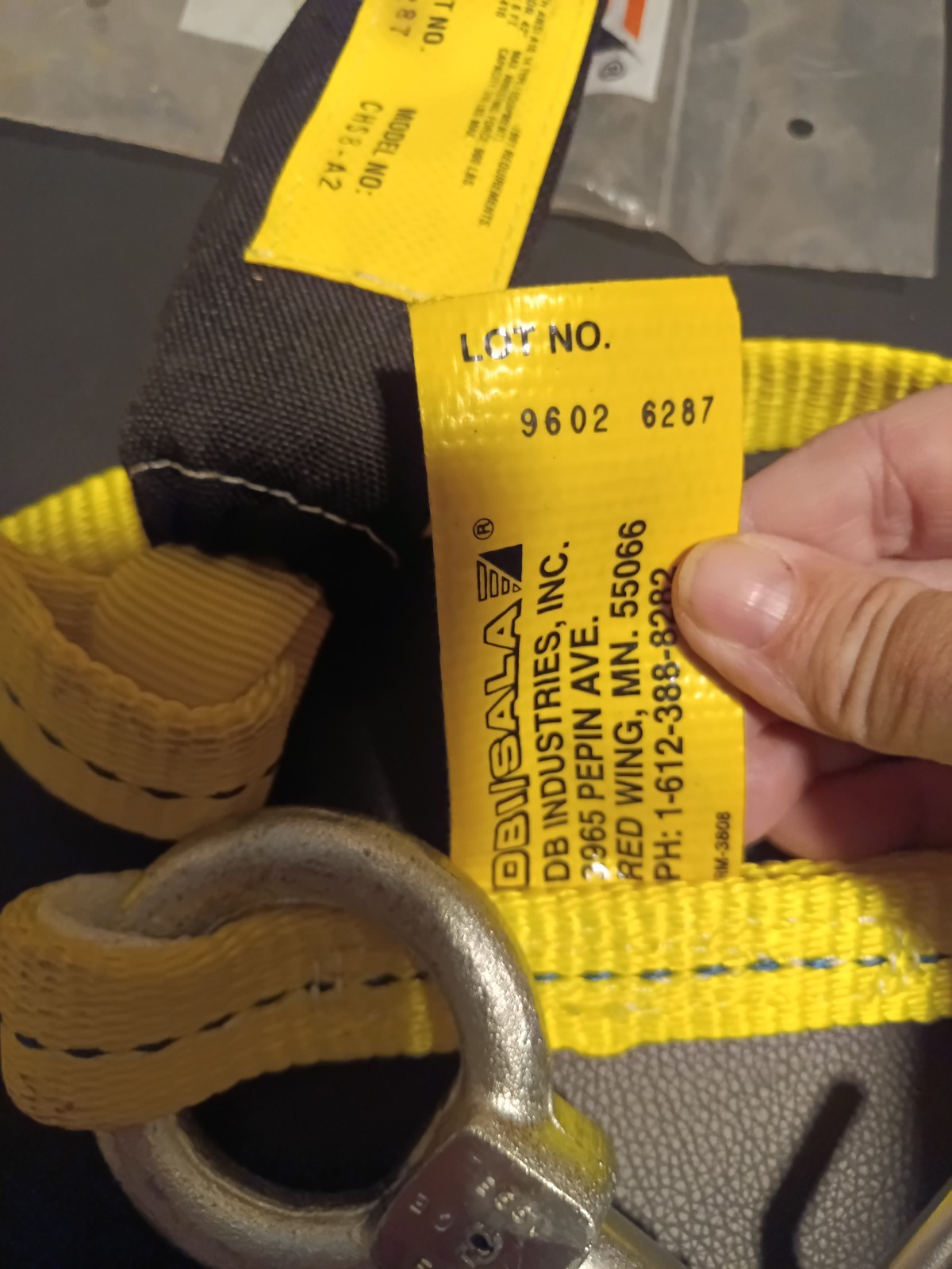 Dbi/Sala Fall Protection Equipment Shock Absorber Girder Grip