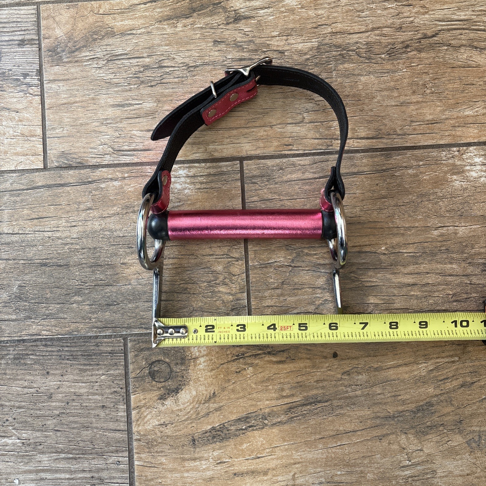 Leather Covered Pony Bit Gag Is Unused.