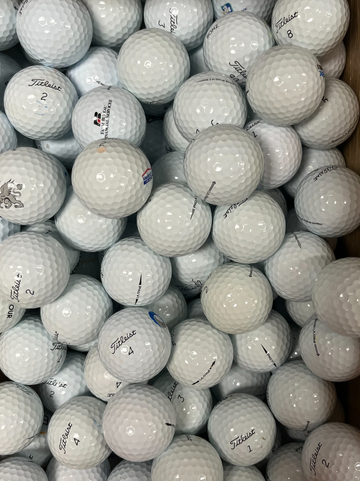 Titleist Pro V1 Mixed Years AAAAA Mint 60 Used Golf Balls 5A