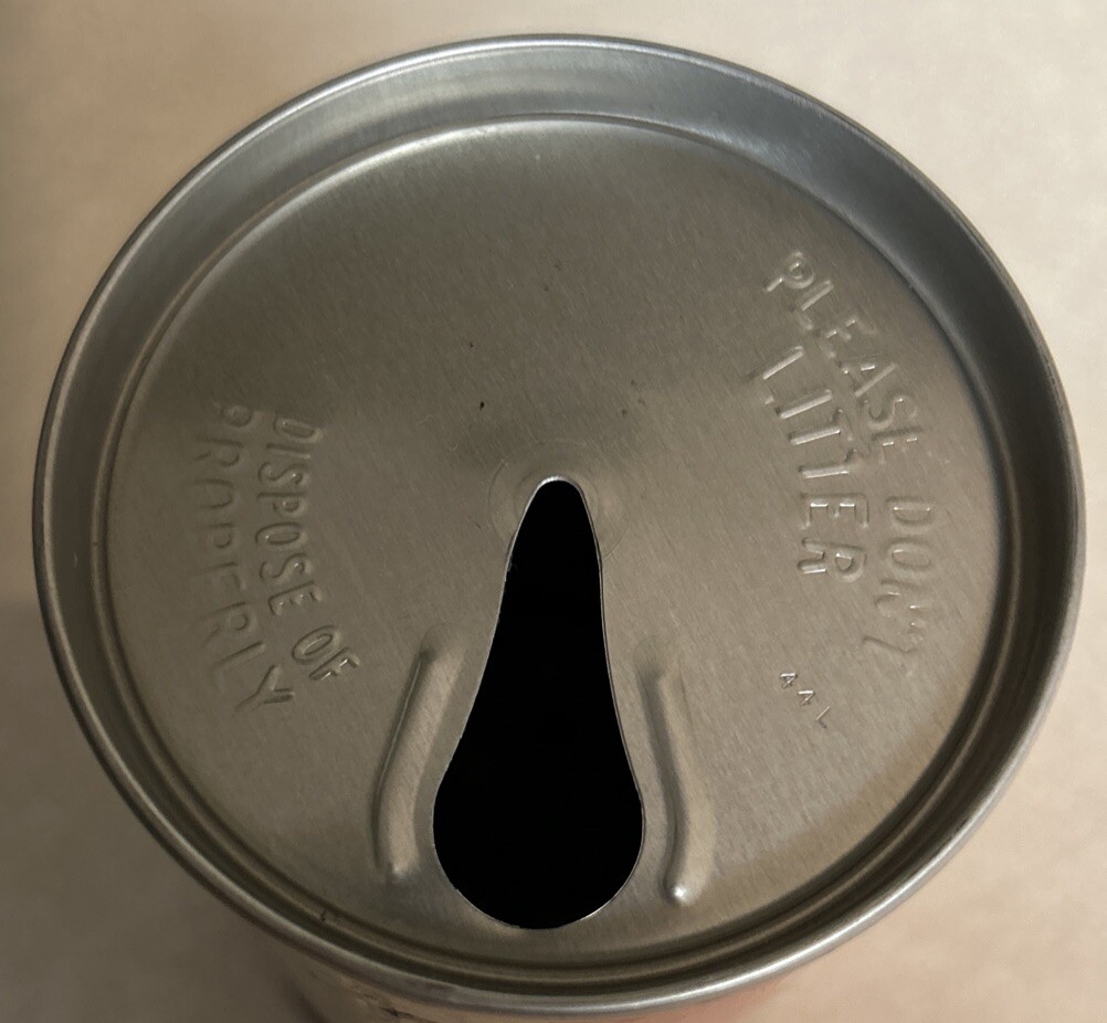 Vintage MARSH Cola 12 Oz. Empty Steel Pull Tab Soda Can